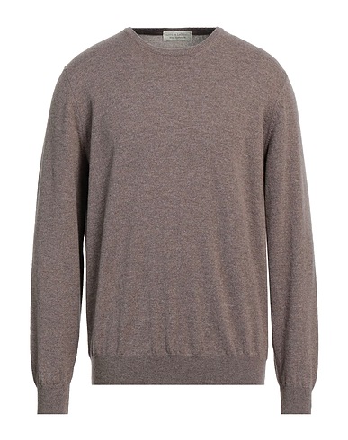 FILIPPO DE LAURENTIIS Jumper Taupe 90% Super 120s Wool, 10% Cashmere