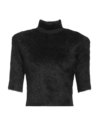 SPORTMAX Turtleneck Black 34% Mohair wool, 34% Wool, 26% Polyamide, 6% Elastane