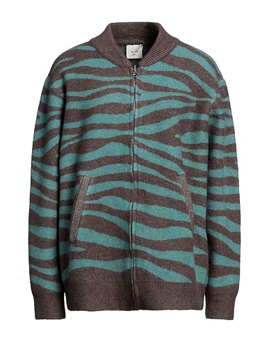 ALYSI Cardigan Khaki 36% Polyamide, 30% Mohair wool, 30% Wool, 4% Elastane