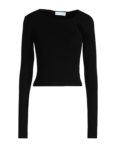 WEILI ZHENG Pullover Nero 88% Poliammide, 8% Viscosa, 4% Elastan