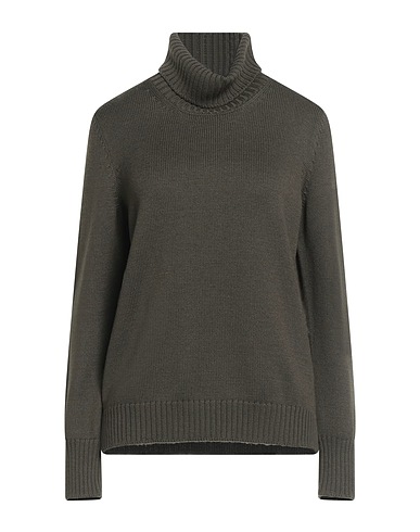 GRAN SASSO Rollkragenpullover Militärgrün 100% Schurwolle