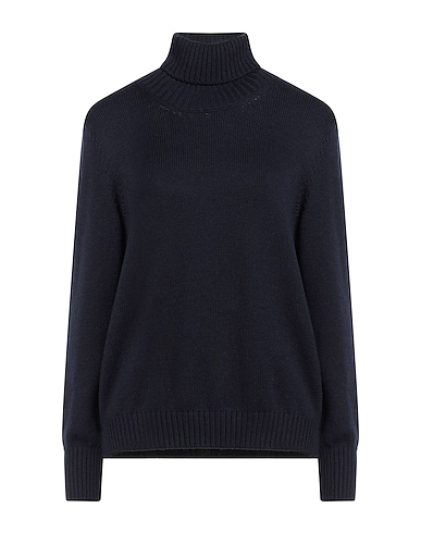 GRAN SASSO Polo neck Midnight blue 100% Virgin Wool