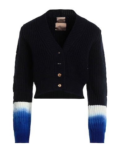 FEDERICO CURRADI x NICK FOUQUET Cardigan Midnight blue 90% Wool, 10% Cashmere