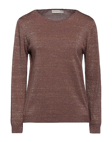 BOUTIQUE de la FEMME Sweater Brown 55% Modal, 45% Acrylic