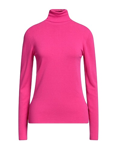 LUCKYLU  Milano Polo neck Fuchsia 65% Viscose, 35% Polyamide