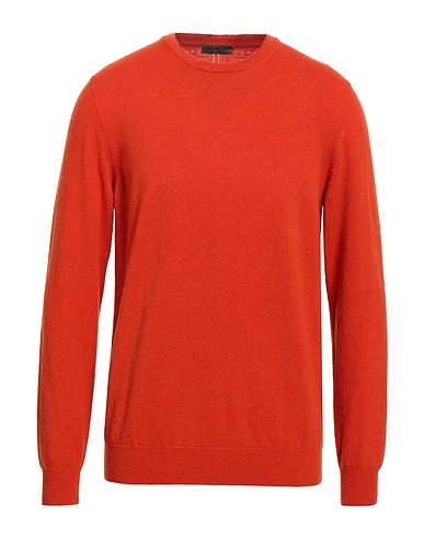 +39 MASQ Pullover Orange 100% Wolle