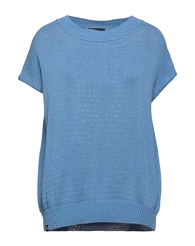BRUNO CARLO Pullover Blaugrau 100% Baumwolle
