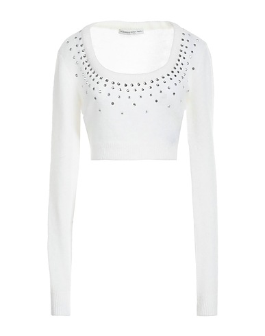 ALESSANDRA RICH Jumper Off white 35% Mohair wool, 35% Wool, 27% Polyamide, 3% Elastane