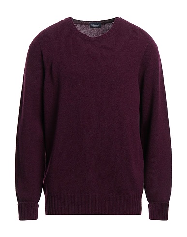 DRUMOHR Pullover Prugna 100% Lana d'agnello