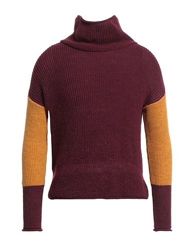 LA MAGLIA Rollkragenpullover Bordeaux 50% Wolle, 50% Acryl