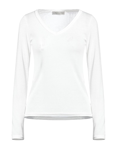BOUTIQUE de la FEMME Jumper White 78% Polyester, 17% Viscose, 5% Elastane