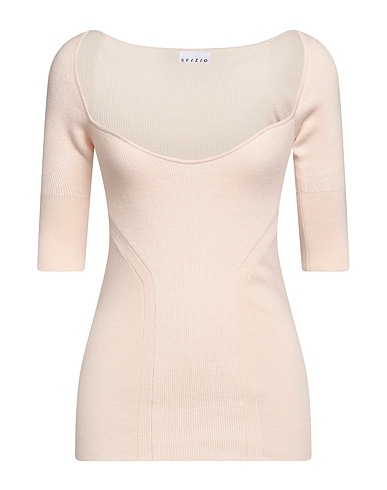 SFIZIO STUDIO Pullover Hellrosa 100% Wolle