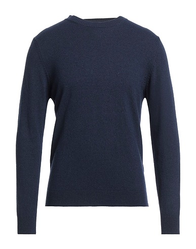 GREY DANIELE ALESSANDRINI Jumper Midnight blue 35% Viscose, 30% Polyamide, 30% Wool, 5% Cashmere