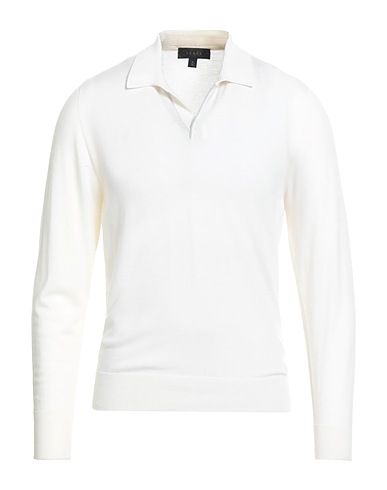 SEASE Pullover Avorio 100% Lana Merino