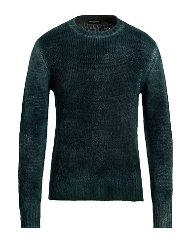 ROBERTO COLLINA Jumper Dark green 68% Baby alpaca wool, 22% Nylon, 10% Wool