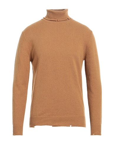 OFFICINA 36 Polo neck Camel 70% Wool, 25% Polyamide, 5% Other Fibres