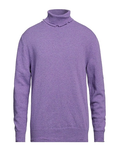 OFFICINA 36 Polo neck Mauve 70% Wool, 25% Polyamide, 5% Other Fibres