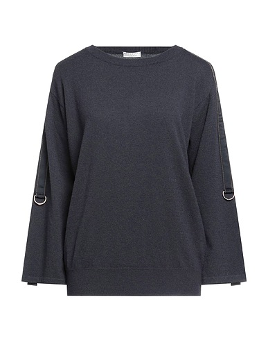 BRUNELLO CUCINELLI Cashmere blend Slate blue 100% Cashmere
