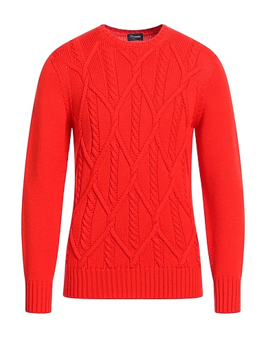 DRUMOHR Sweater Red 100% Merino Wool