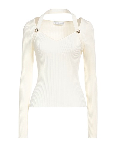 SIMONA CORSELLINI Jumper Ivory 72% Viscose, 28% Polyester