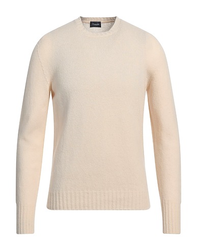DRUMOHR Pullover Avorio 100% Lana d'agnello