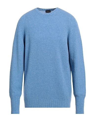 DRUMOHR Pullover Blu chiaro 100% Lana d'agnello