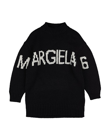 MM6 MAISON MARGIELA Polo neck Black 80% Wool, 20% Nylon
