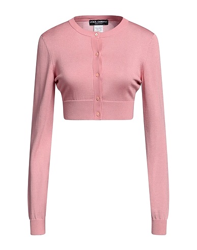 DOLCE&GABBANA Strickjacke Rosa 100% Seide