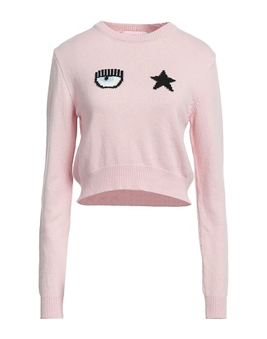 CHIARA FERRAGNI Pullover Rosa chiaro 40% Lana, 30% Viscosa, 20% Poliammide, 10% Cachemire