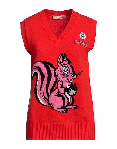 CORMIO Jumper Red 100% Wool
