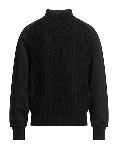 NEIL BARRETT Dolcevita Nero 100% Lana, Cotone, Elastan