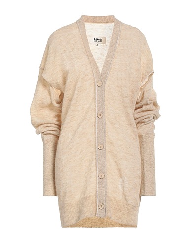 MM6 MAISON MARGIELA カーディガン ベージュ 毛（アルパカ） 62% / ナイロン 38%