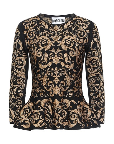 MOSCHINO Pullover COUTURE Nero 59% Viscosa, 41% Poliestere, Cupro