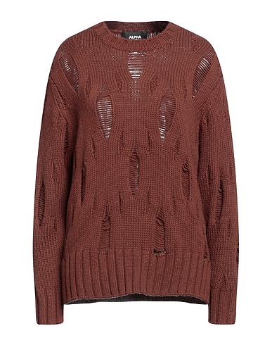ALPHA STUDIO Pullover Cioccolato 90% Lana, 10% Cachemire