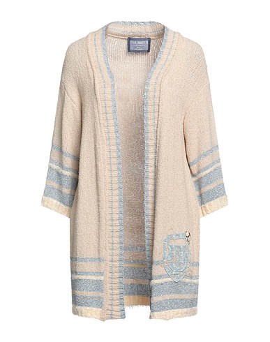 ELISA CAVALETTI by DANIELA DALLAVALLE Cardigan Beige 67% Cotton, 33% Polyamide, Viscose, Polyester