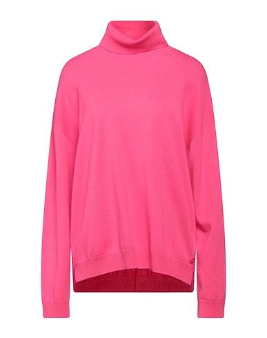 SUN 68 タートルネック フューシャ ウール 70% / カシミヤ 30%