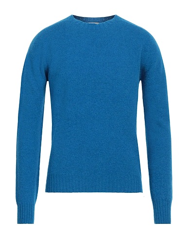 ALTEA Pullover Azurblau 100% Schurwolle