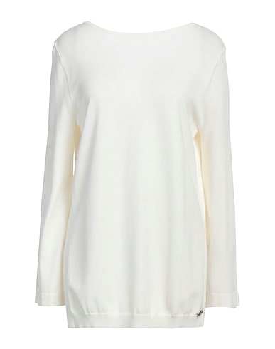 TWINSET Pullover 72% Viscosa, 28% Poliestere, Piume di struzzo