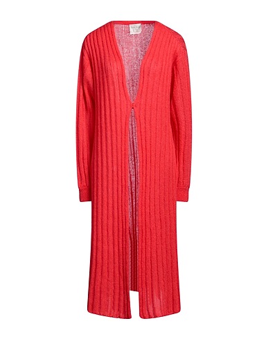 FORTE_FORTE Cardigan Coral 50% Mohair wool, 30% Polyamide, 20% Wool
