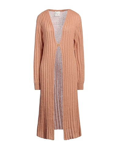 FORTE_FORTE Cardigan Camel 50% Mohair wool, 30% Polyamide, 20% Wool