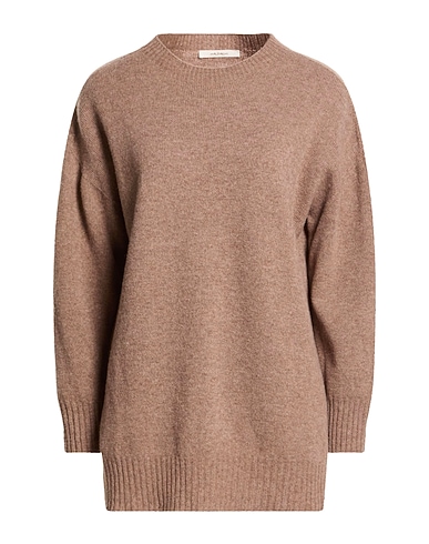 MALÌPARMI Sweater Light brown 85% Merino Wool, 15% Cashmere