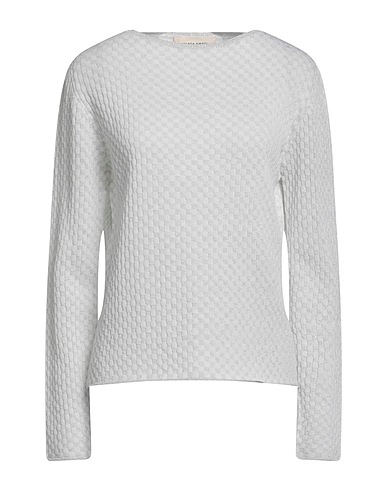 LIVIANA CONTI Jumper Light grey 50% Wool, 50% Acrylic, Viscose, Polyester