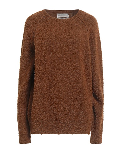 ORIGINAL VINTAGE STYLE Jumper Brown 56% Wool, 42% Polyamide, 2% Elastane