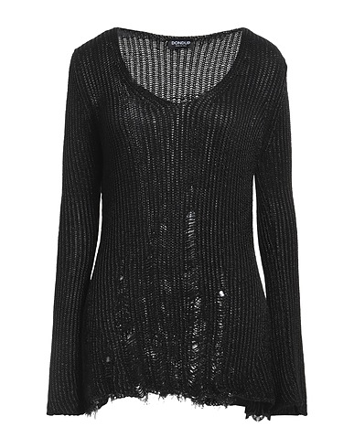 DONDUP Jumper Black 35% Viscose, 25% Wool, 25% Acrylic, 15% Polyester