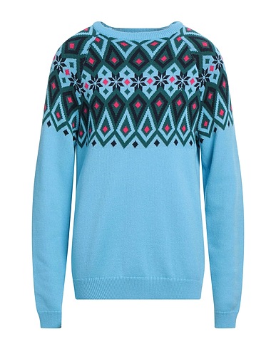 SUN 68 Sweater Azure 50% Merino Wool, 50% Acrylic