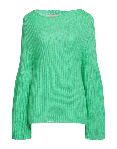 PINK MEMORIES Pullover Verde chiaro 36% Acrilico, 30% Lana mohair, 30% Poliammide, 4% Lana