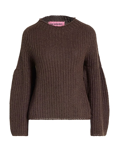 PINK MEMORIES Jersey Marrón chocolate 36% Acrílico, 30% Lana mohair, 30% Poliamida, 4% Lana