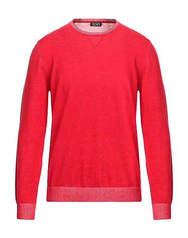 SOPI Pullover Rot 100% Baumwolle