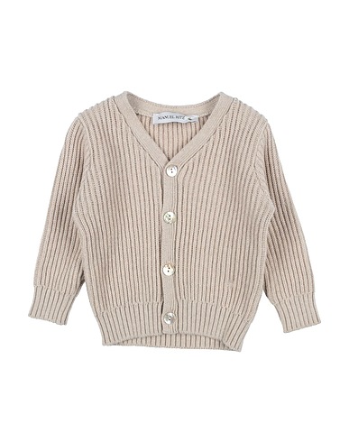 MANUEL RITZ Cardigan Beige 95% Cotone, 5% Cachemire