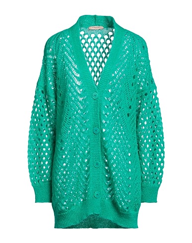 TWINSET Cardigan Green 50% Polyamide, 46% Mohair wool, 4% Wool